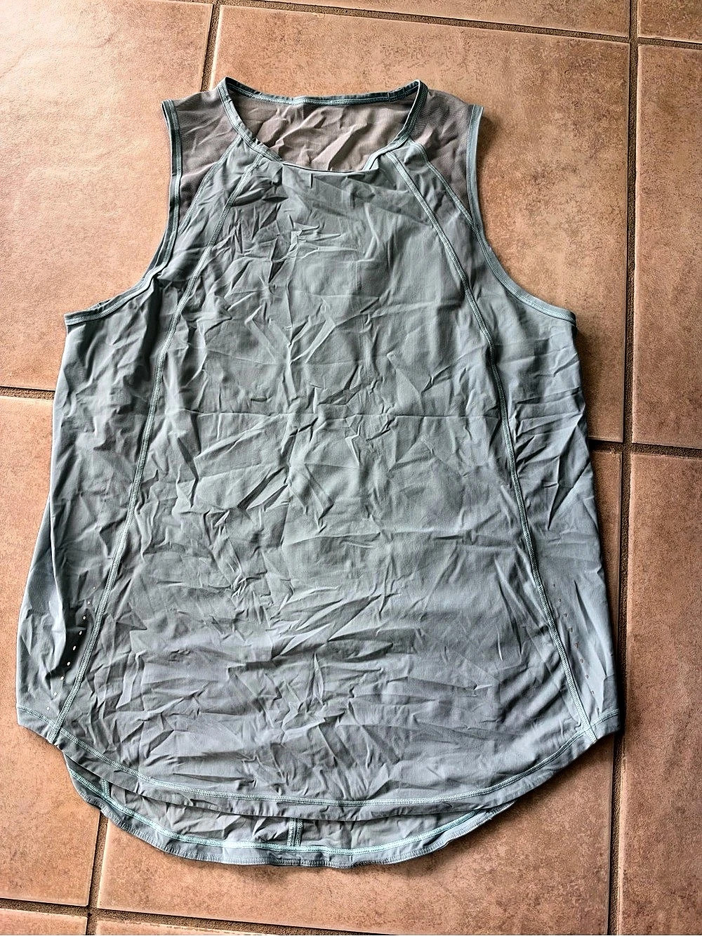 lululemon Sculpt Tank II Women's Green Athletic Tank Top